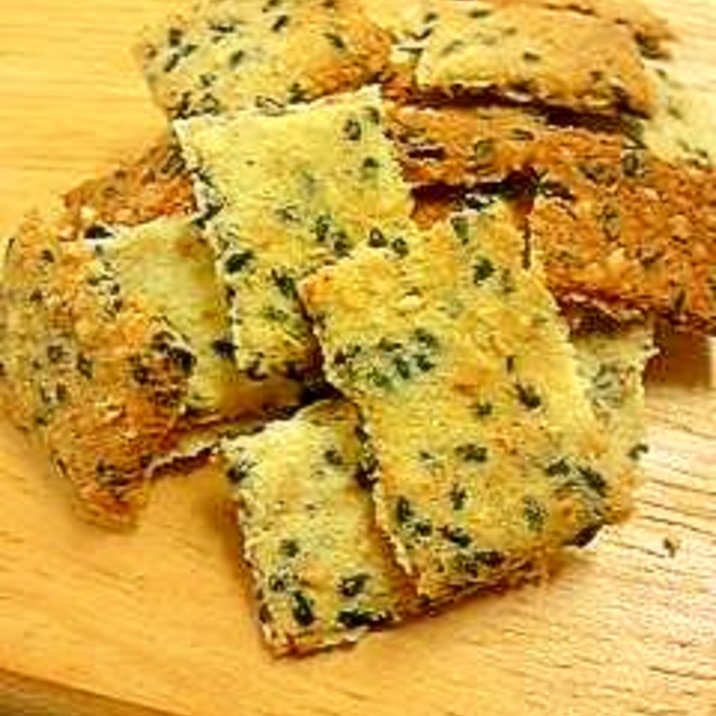 簡単胡麻のおからクッキー 小麦粉不要 材料4つだけ レシピ 作り方 By Tappuu 楽天レシピ